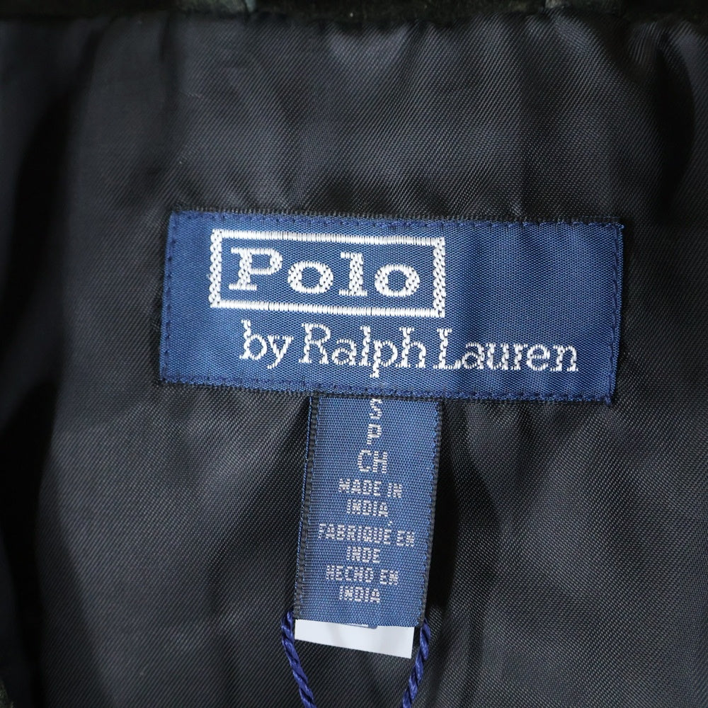 POLO RALPH LAUREN(ポロラルフローレン) フリンジカービングウエスタンレザージャケット ブラック MNPOOTW16021824