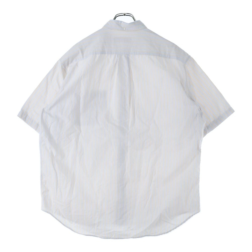 SUPREME(シュプリーム) 25SS Loose Fit Oxford S/S Shirts ルーズフィット ピンストライプ オックスフォード ボタンダウン 半袖シャツ ベージュ