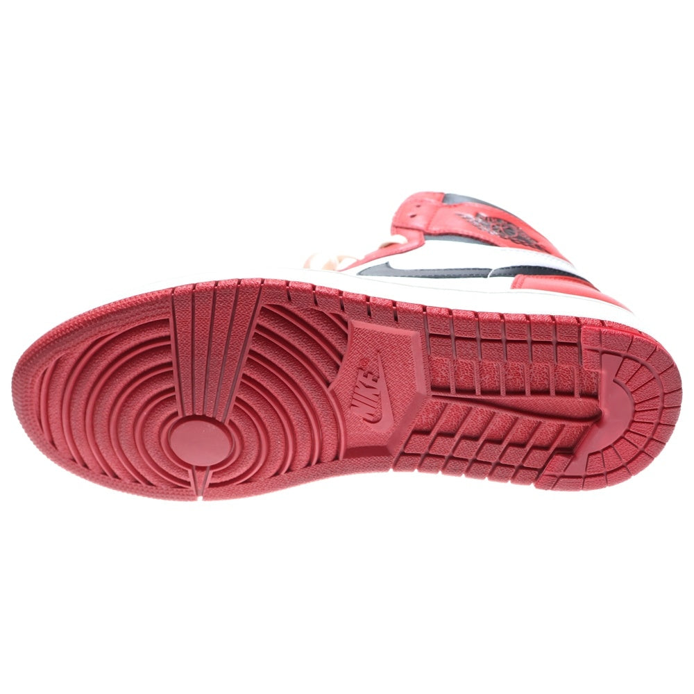 NIKE(ナイキ) 【観賞用 2015年製】 AIR JORDAN 1 RETRO HIGH CHICAGO 555088-101 エアジョーダン1 シカゴ ハイスニーカー レッド/ホワイト US9/27.0cm