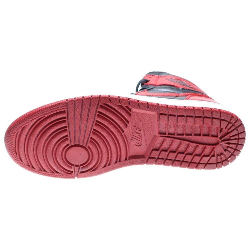 NIKE(ナイキ) 【観賞用 2016年製】 AIR JORDAN 1 RETRO HIGH OG BANNED BRED 555088-001 エアジョーダン1 バーンド ブレッド ハイカットスニーカー US8.5/26.5cm