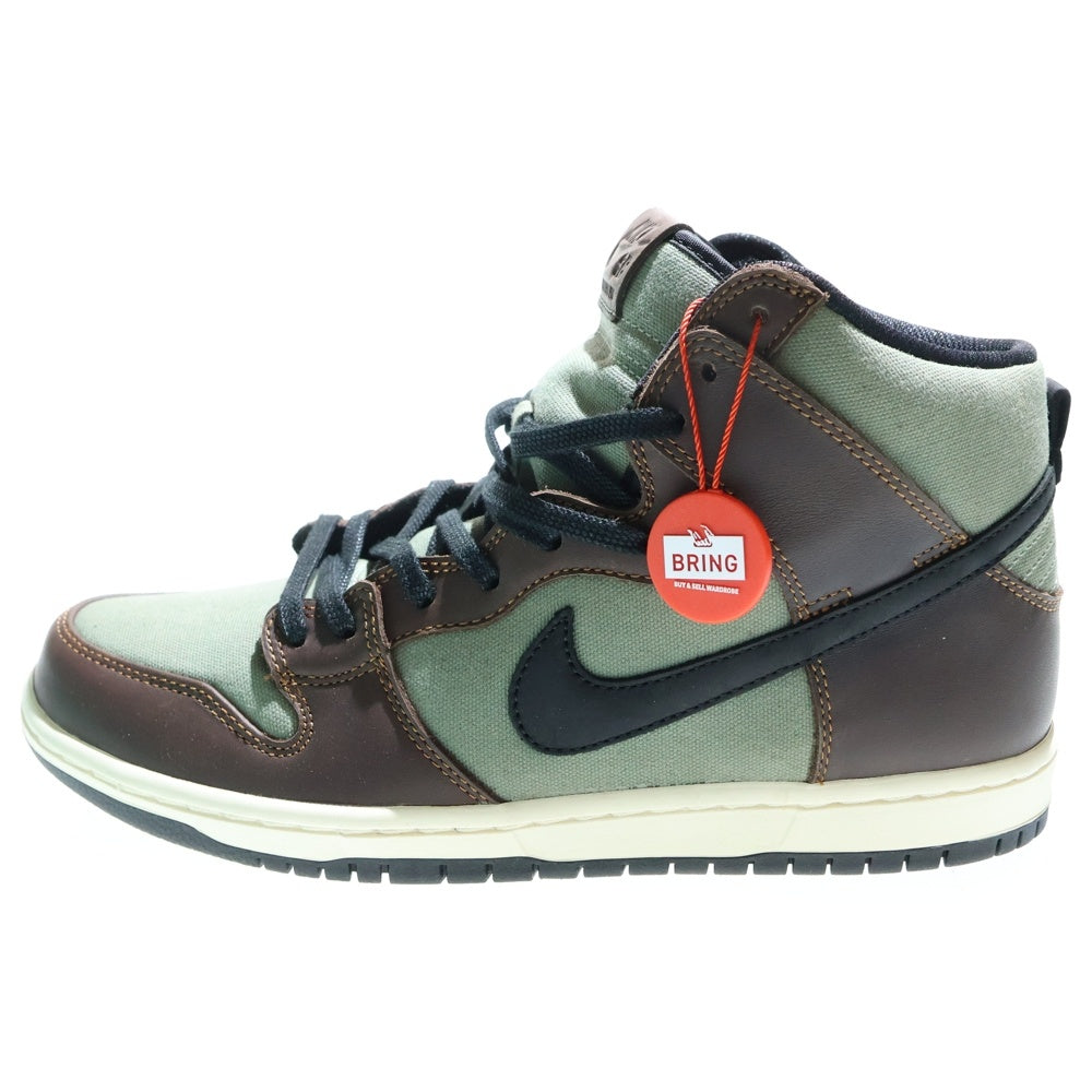 NIKE(ナイキ) SB DUNK HIGH BAROQUE BROWN ダンク バロックブラウン ハイカットスニーカー ブラウン/カーキ US8/26cm BQ6826-201