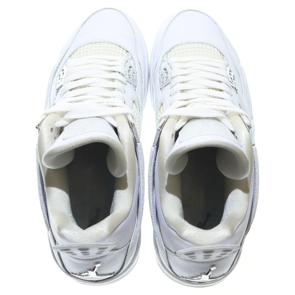 NIKE(ナイキ) AIR JORDAN 4 PURE MONEY エアジョーダン4 ピュアマネー ハイカットスニーカー ホワイト US8.5/26.5cm 308497-100