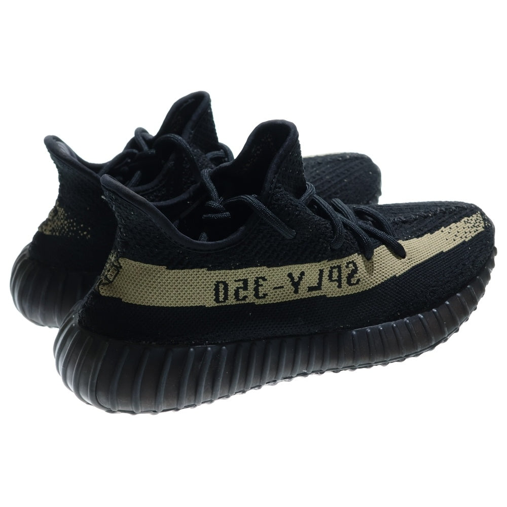 adidas(アディダス) YEEZY BOOST 350 V2 Core Black Green イージーブースト コアブラックグリーン ローカットスニーカー ブラック US8/26.0cm BY9611