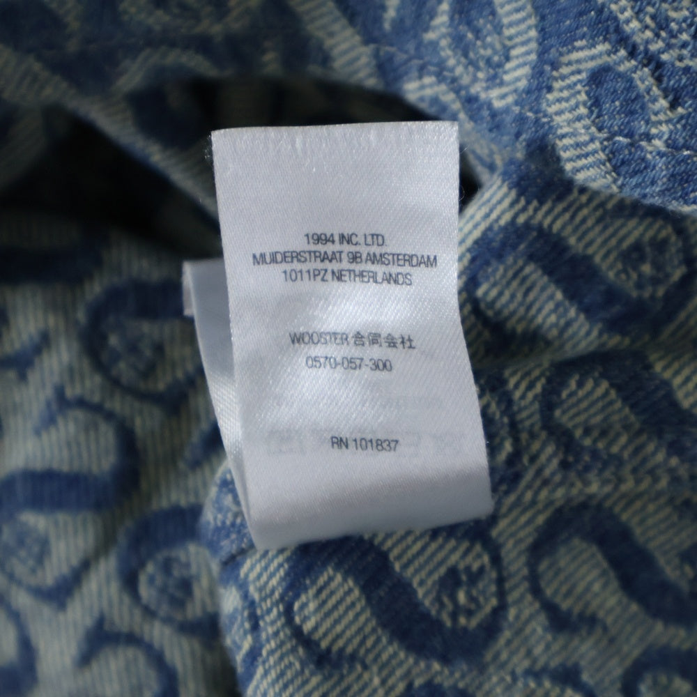 SUPREME(シュプリーム) 21AW Monogram Denim Shirt モノグラム 総柄 デニムジャケット インディゴ