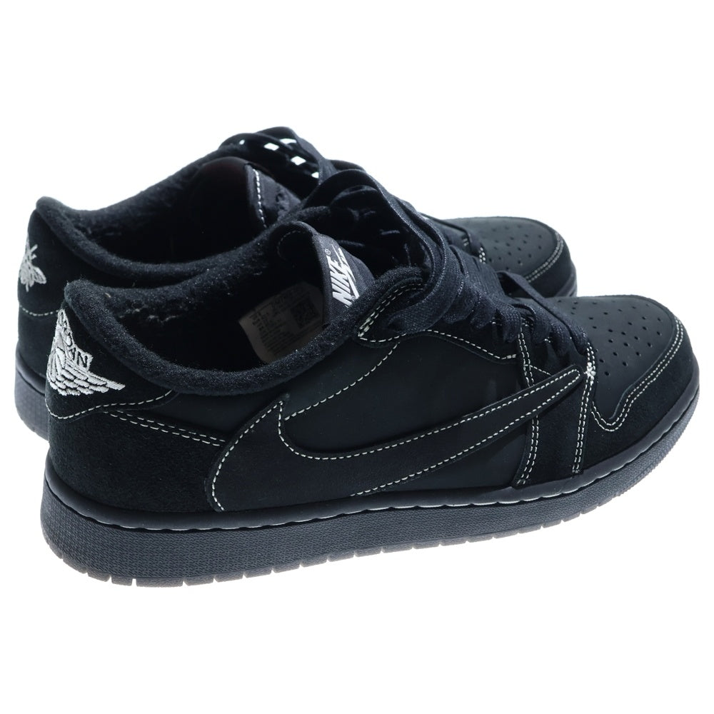 NIKE(ナイキ) ×TRAVIS SCOTT AIR JORDAN 1 LOW OG SP BLACK PHANTOM トラヴィススコット エアジョーダン1 ブラックファントム ローカットスニーカー US9/27cm DM7866-001