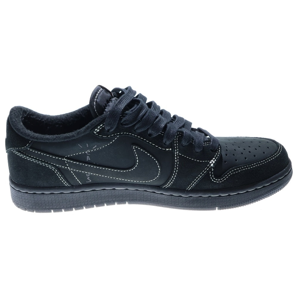 NIKE(ナイキ) ×TRAVIS SCOTT AIR JORDAN 1 LOW OG SP BLACK PHANTOM トラヴィススコット エアジョーダン1 ブラックファントム ローカットスニーカー US9/27cm DM7866-001