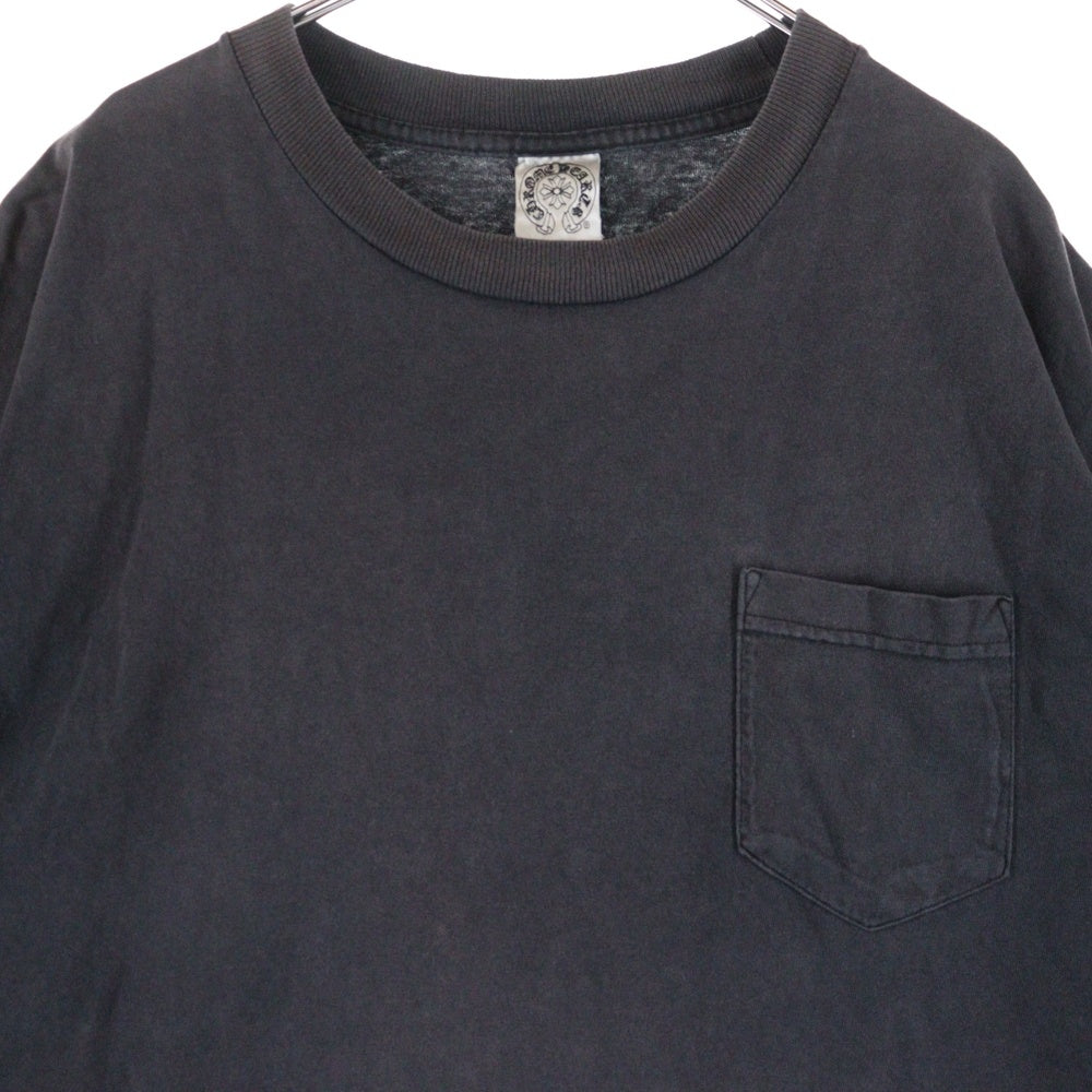 CHROME HEARTS(クロムハーツ) OLD Scroll Label オールド バックスクロールラベル クルーネック 半袖Tシャツ カットソー ブラック