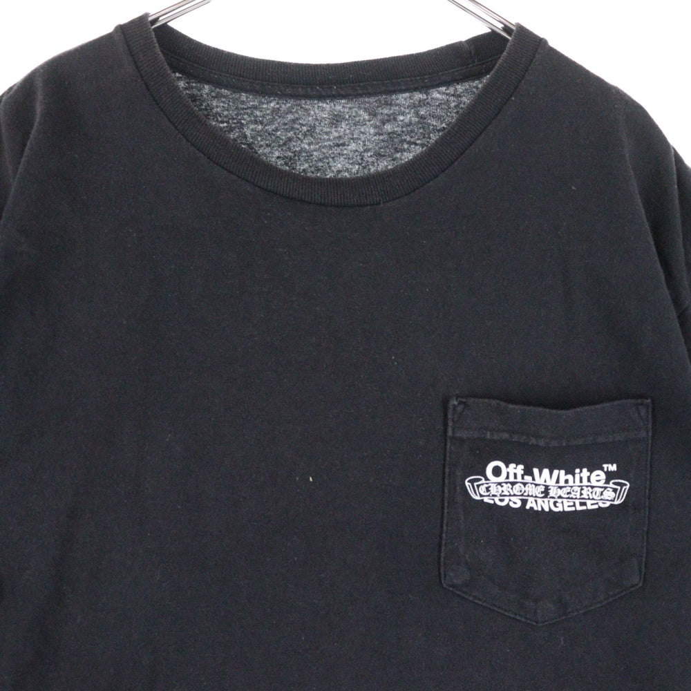 CHROME HEARTS(クロムハーツ) ×OFF-WHITE TOKYO T-SHIRT オフホワイト 東京 半袖Tシャツ カットソー ブラック