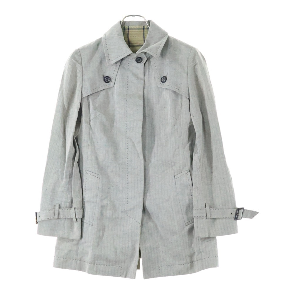 NO BRAND(ノーブランド) OLD ENGLAND 襟付きコート グレー