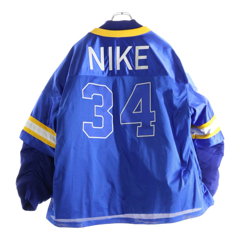 NIKE(ナイキ) ×Ambush Deep Royal Blue Blouson Jacket アンブッシュ ナンバリングレイヤード ディープ ロイヤル ブルー フルジップブルゾン ジャケット DX6917-455