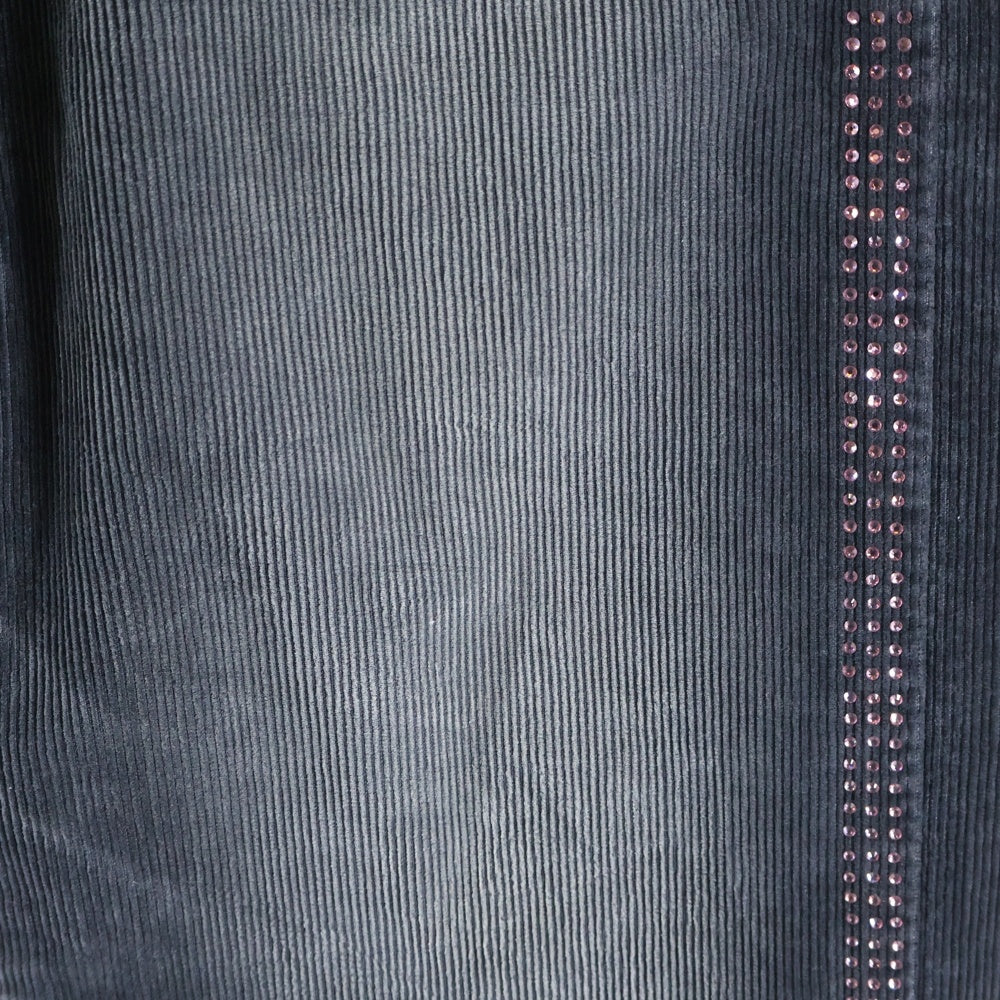 LEE(リー) × Foundation Addict ファンデーションアディクト カラーストーン コーデュロイパンツ ブラック