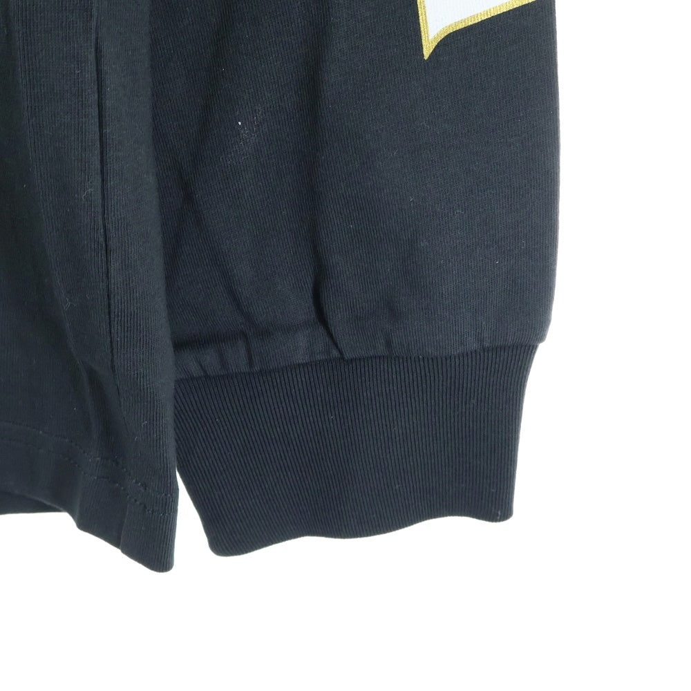 Palace Skateboards(パレススケートボーズ) × Harrods L/S Tee ハロッズ バックプリント クルーネック ロングスリーブ 長袖Tシャツ ブラック