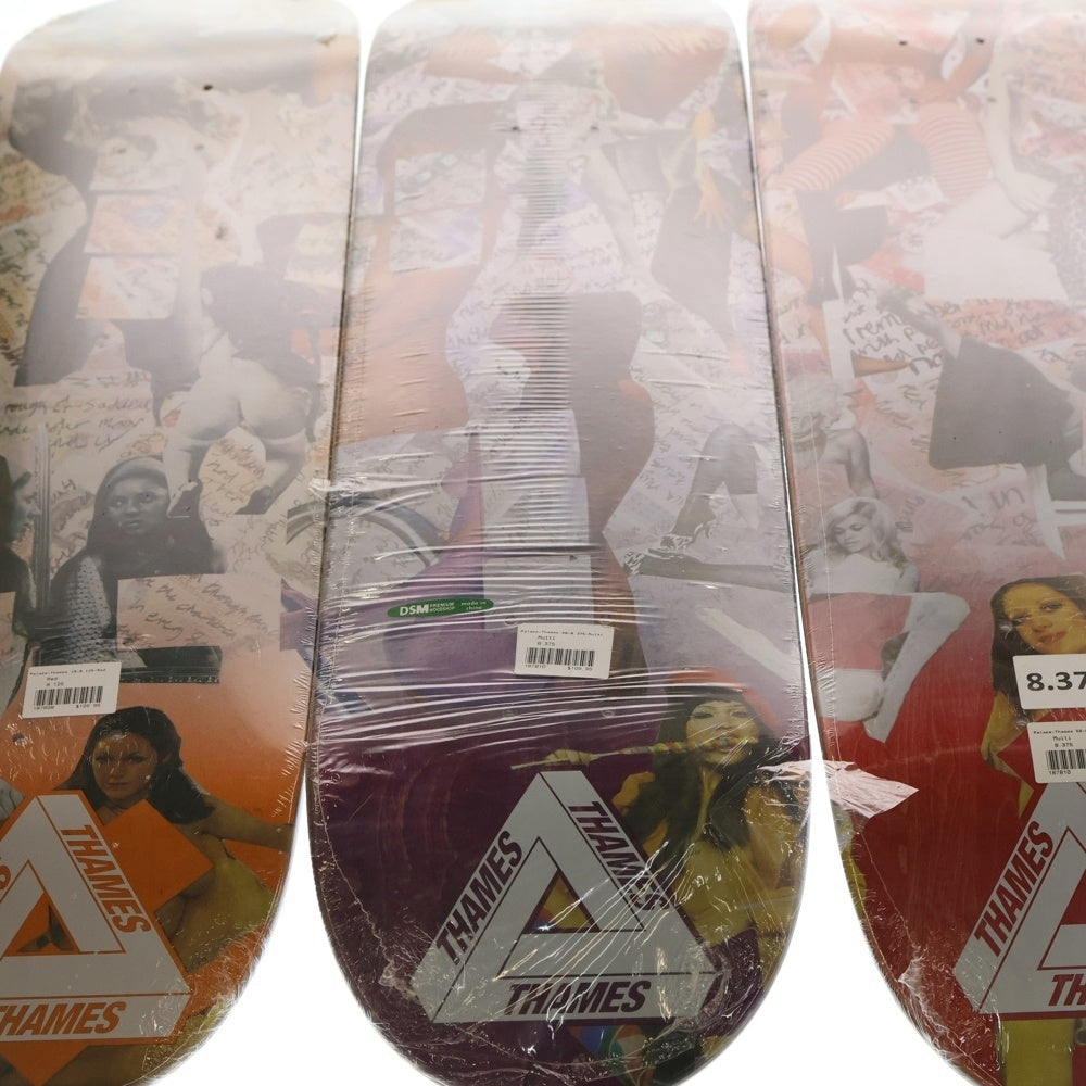 Palace Skateboards(パレススケートボーズ) 2017 × Thames Skateboard Deck Set of3 テムズ スケートボード 3枚セット マルチ