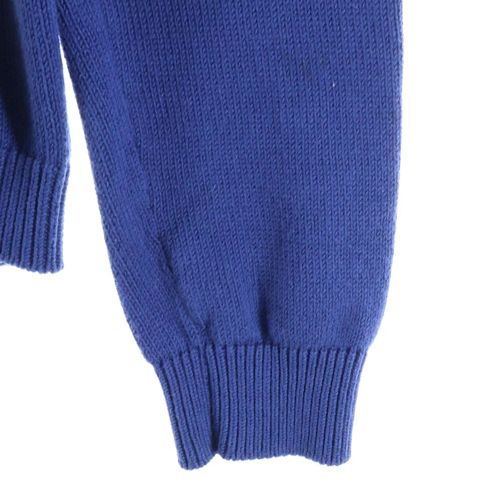 GUCCI(グッチ) 21AW GG CARDIGAN GGステッチ ニットカーディガン ネイビー/ブラウン 655105 XKBWE