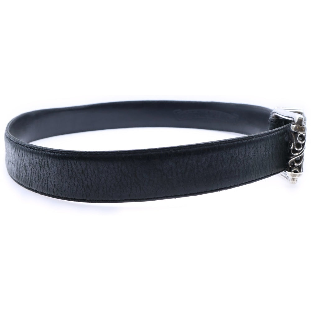 CHROME HEARTS(クロムハーツ) BLT ROLLER 3PC1.5 1.5inch 3PCローラー レザーベルト ブラック/シルバー