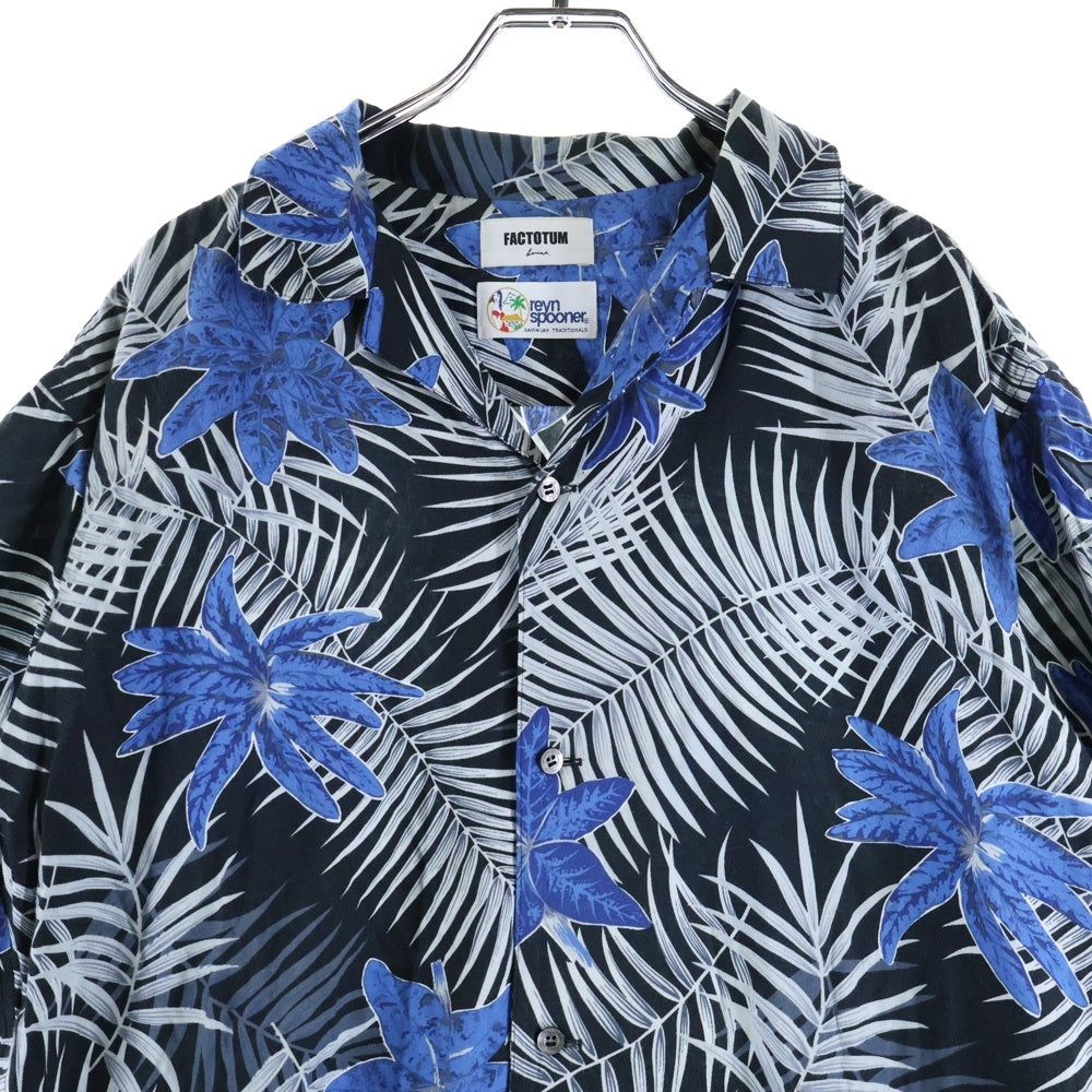 FACTOTUM(ファクトタム) ×Reyn Spooner フラワー 総柄 ハワイアロハ 半袖シャツ マルチ
