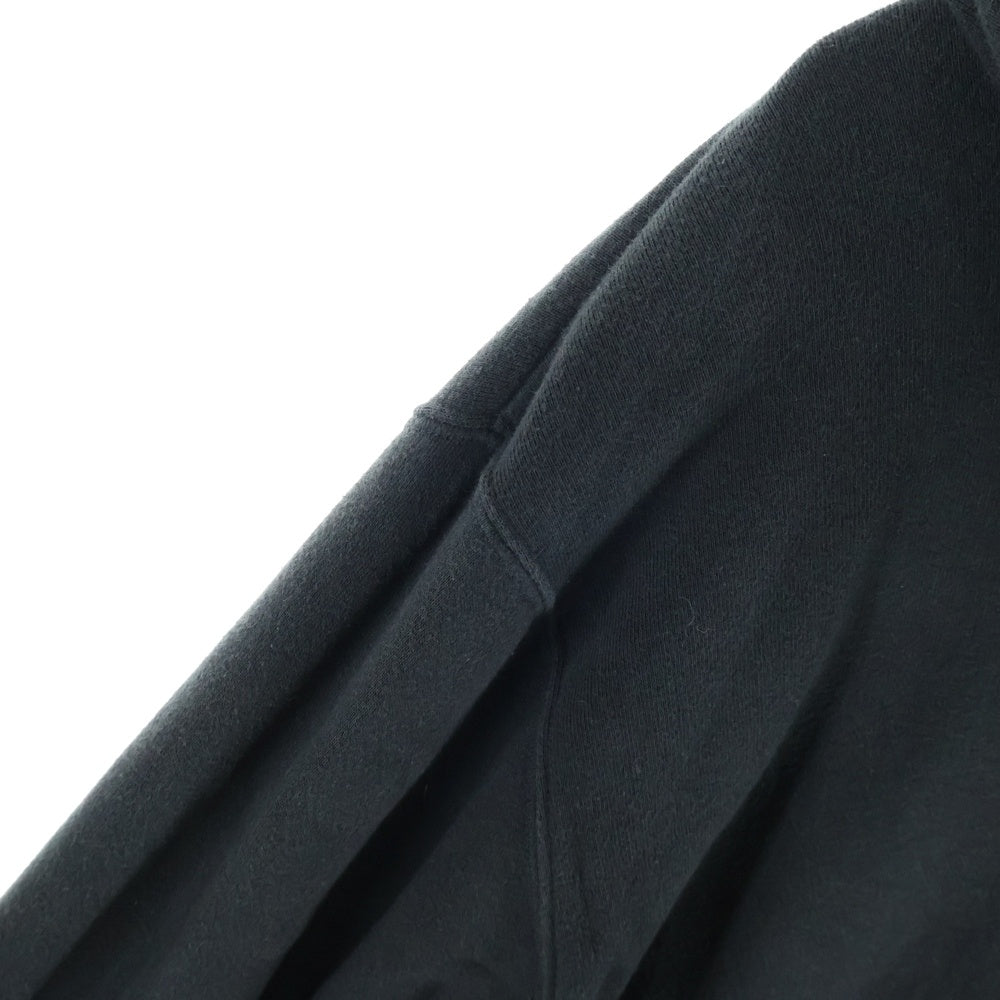 COMME des GARCONS(コムデギャルソン) フロントプリント プルオーバーパーカー フーディー ブラック IO-T001