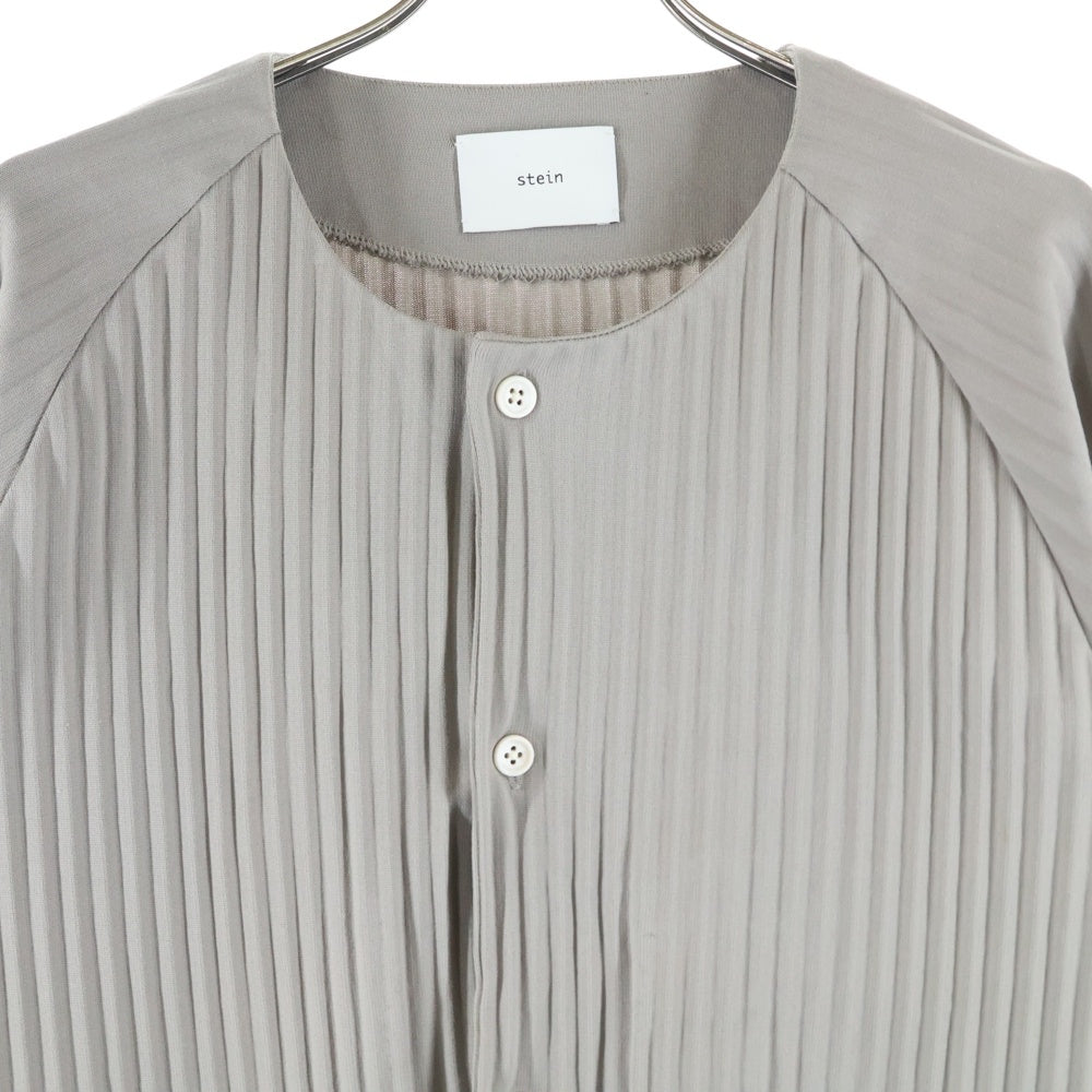 Stein(シュタイン) 21SS PLEATED KNIT CARDIGAN プリーテッド ニット カーディガン ベージュ