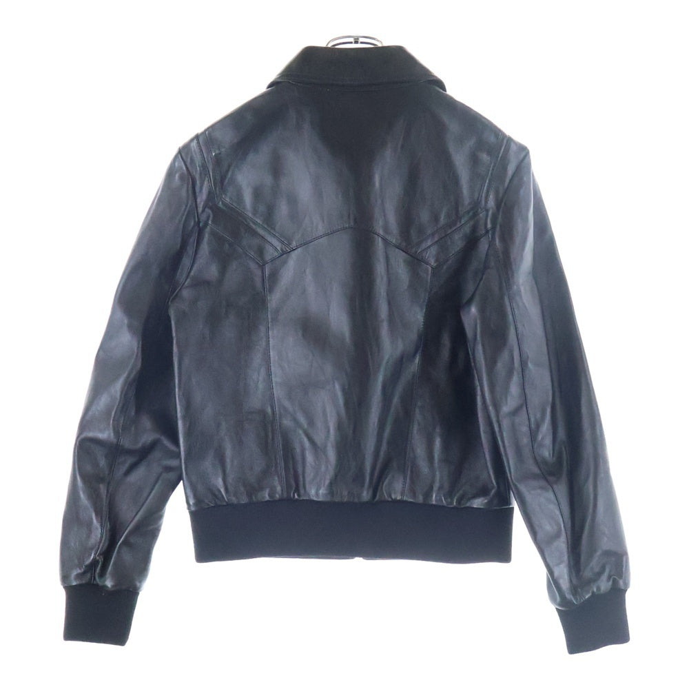 CELINE(セリーヌ) 23SS ソフトラムスキンレザージャケット ブラック 2E499280D
