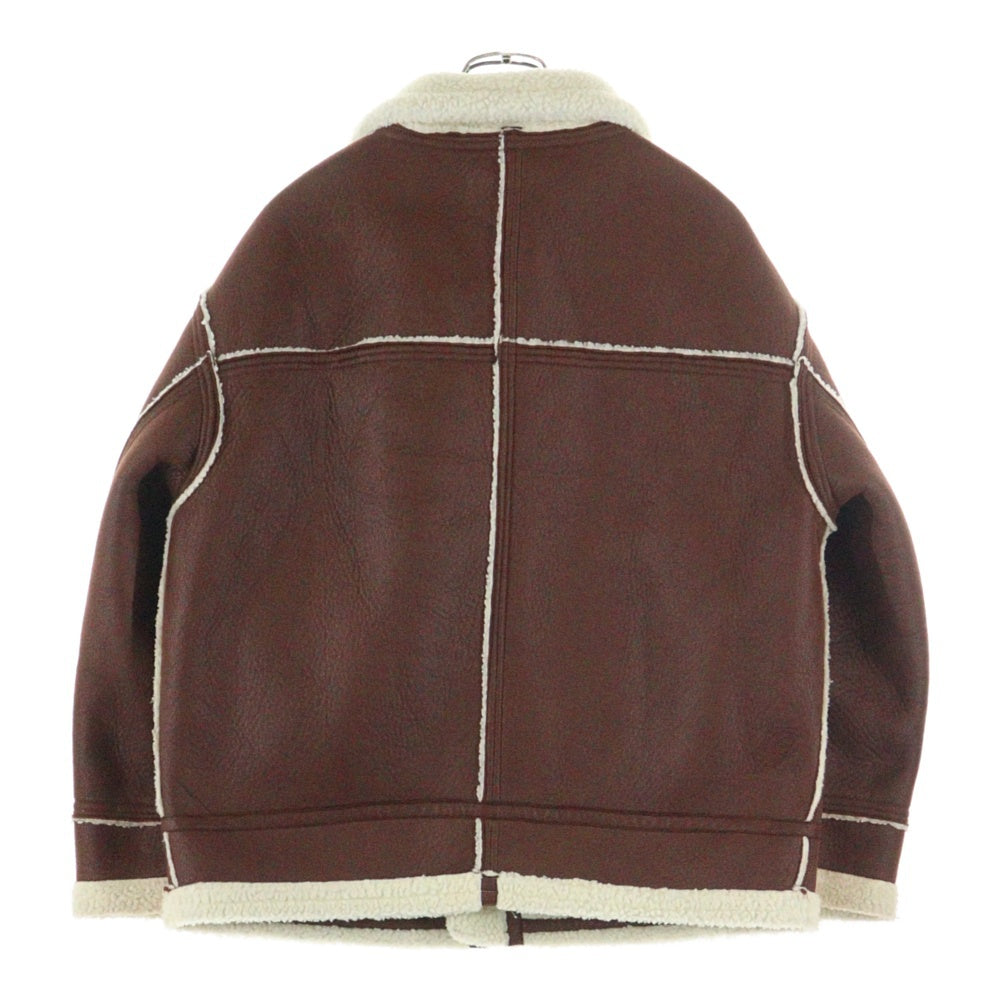 FREAK'S STORE(フリークスストア) リバーシブルムートンボア ジップアップジャケット ブラウン 204-3532