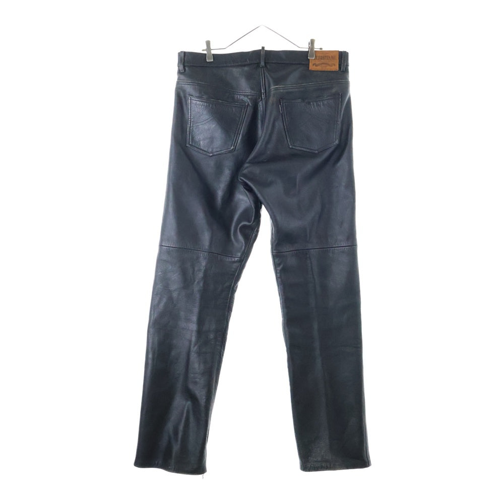 KUSHITANI(クシタニ) 牛革 レザー バイカーパンツ ブラック