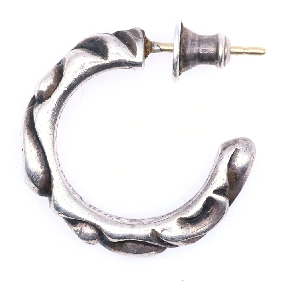 CHROME HEARTS(クロムハーツ) HOOP SCROOL スクロール フープピアス シルバー BCA102