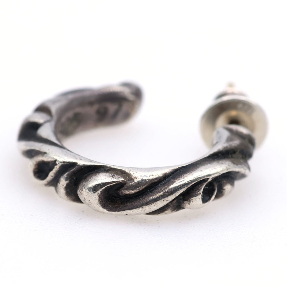 CHROME HEARTS(クロムハーツ) HOOP SCROOL スクロール フープピアス シルバー BCA102
