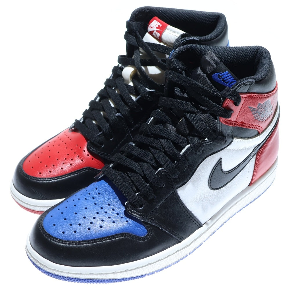 NIKE(ナイキ) AIR JORDAN 1 RETRO HIGH OG TOP 3 エアジョーダン1 トップ3 ハイカットスニーカー レッド/ブラック/ブルー US9.5/27.5cm 555088-026