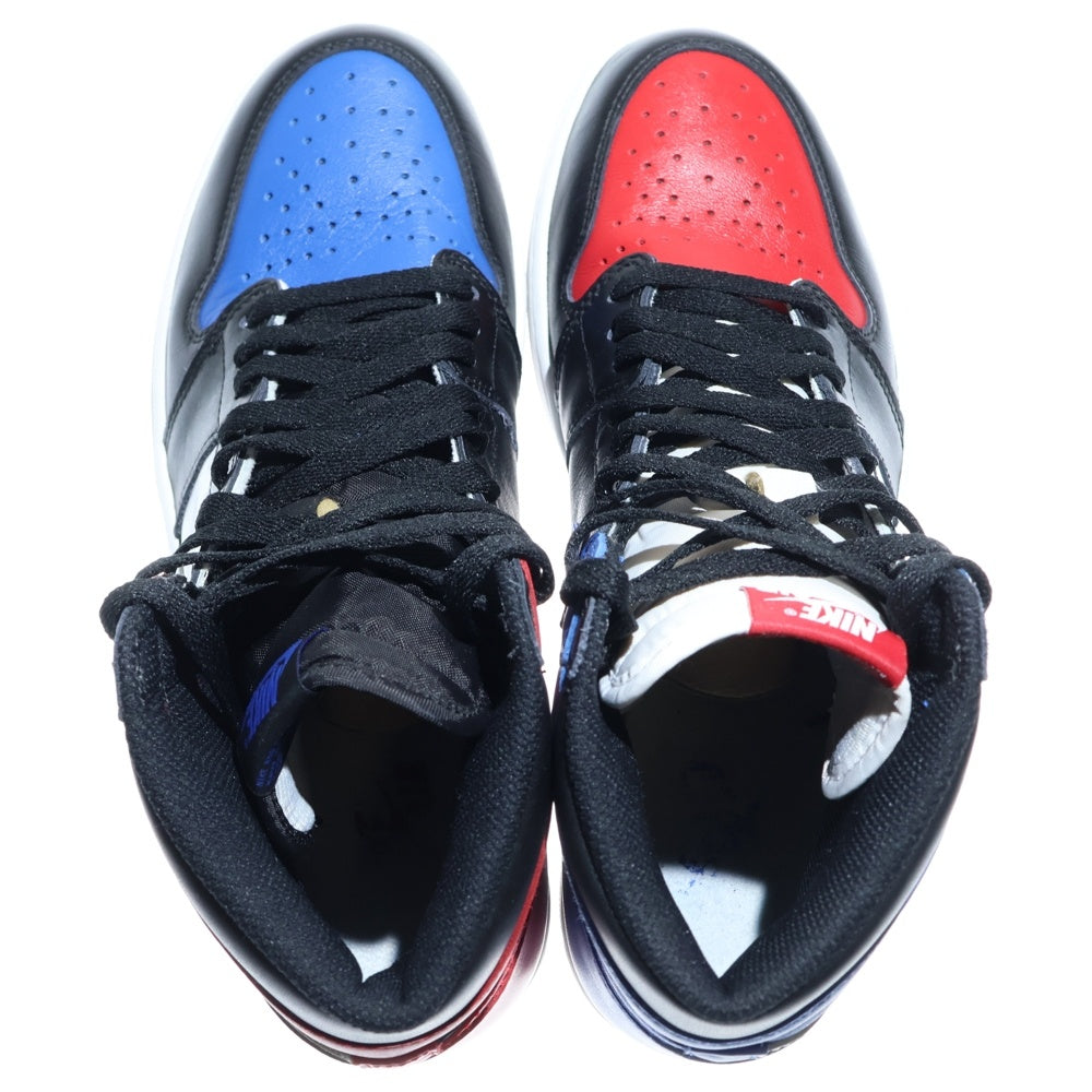 NIKE(ナイキ) AIR JORDAN 1 RETRO HIGH OG TOP 3 エアジョーダン1 トップ3 ハイカットスニーカー レッド/ブラック/ブルー US9.5/27.5cm 555088-026