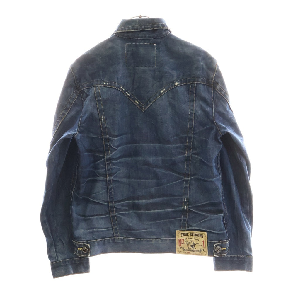 TRUE RELIGION(トゥルーレリジョン) IMMY SUPER T JACKET 2nd型 デニムジャケット インディゴ 37453