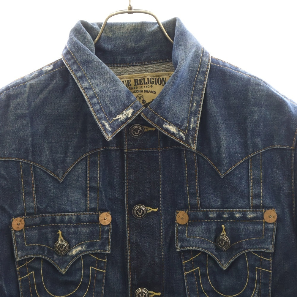 TRUE RELIGION(トゥルーレリジョン) IMMY SUPER T JACKET 2nd型 デニムジャケット インディゴ 37453