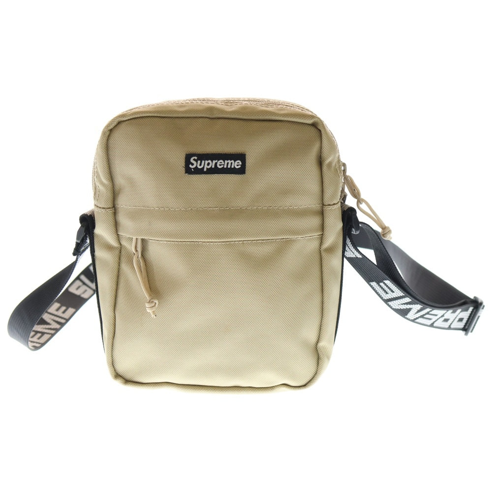 SUPREME(シュプリーム) 18SS Shoulder Bag キャンバス ショルダーバッグ ベージュ