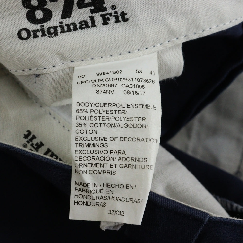 Dickies(ディッキーズ) 874 ORIGINAL FIT ストレート オリジナルフィット ワークパンツ ネイビー 20697