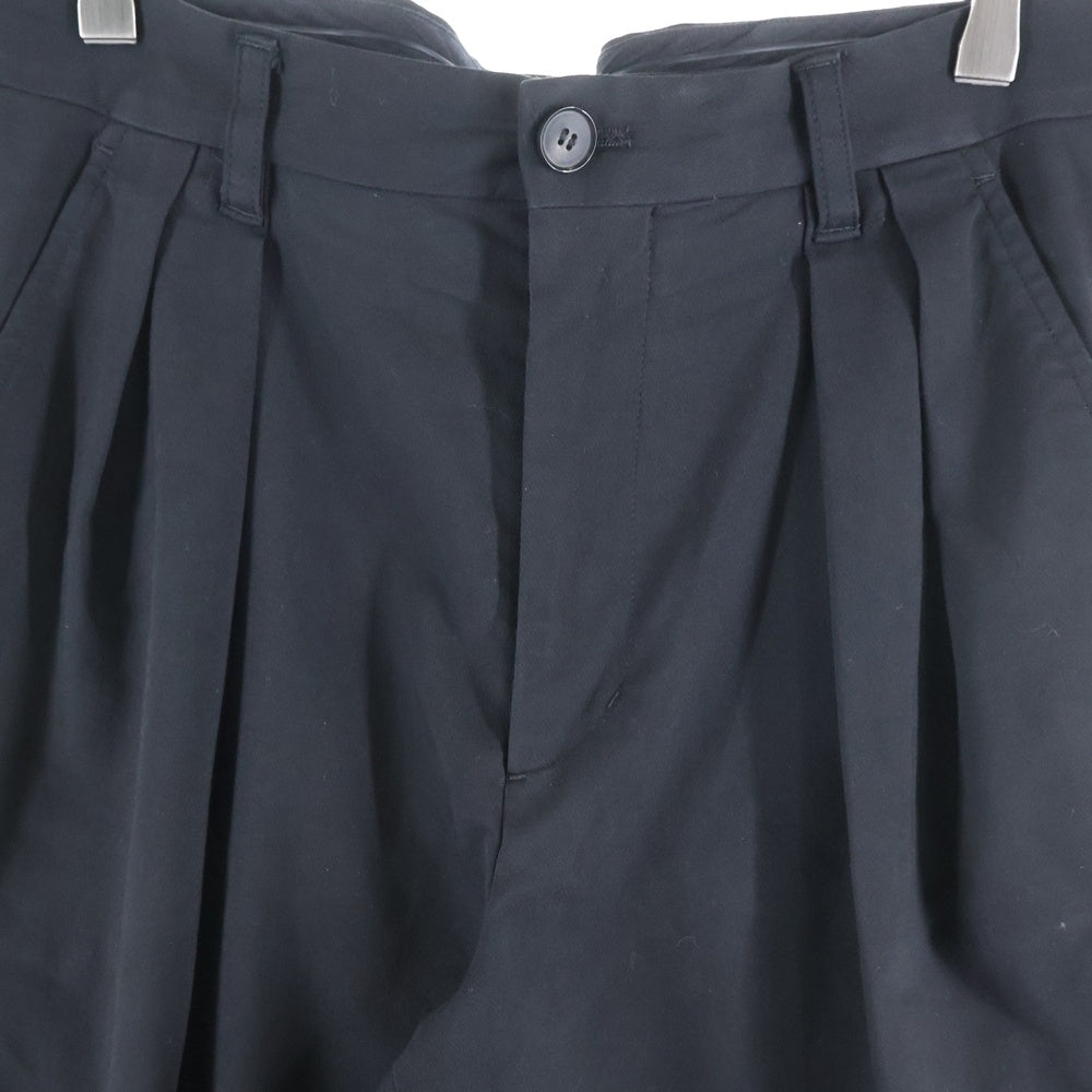 UNITED TOKYO(ユナイテッド トウキョウ) 2タックワイドパンツ メンズ ブラック 405149032