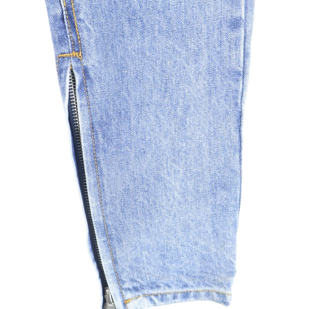 MNML(ミニマル) ダメージ加工 スリム デニムパンツ インディゴ