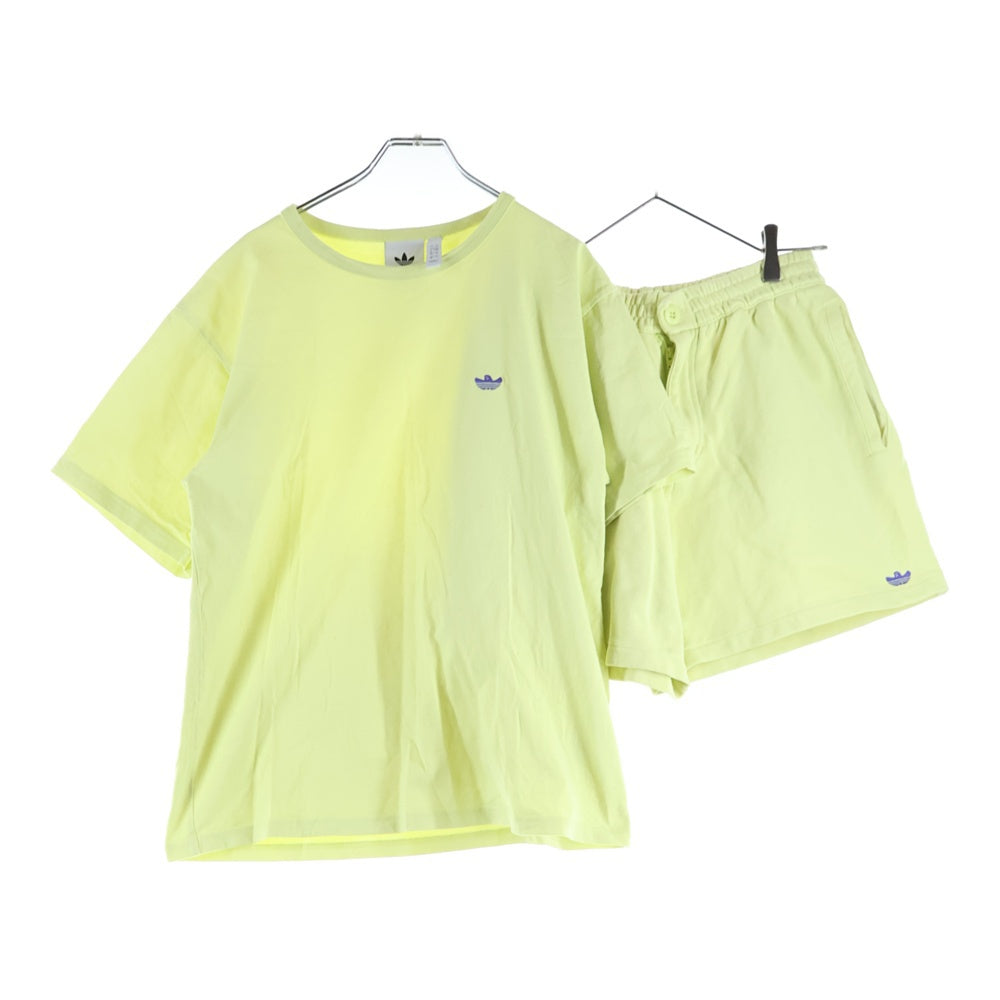 adidas(アディダス) ×GONZ 半袖Tシャツ ショーツ ショートパンツ セットアップ ライトグリーン