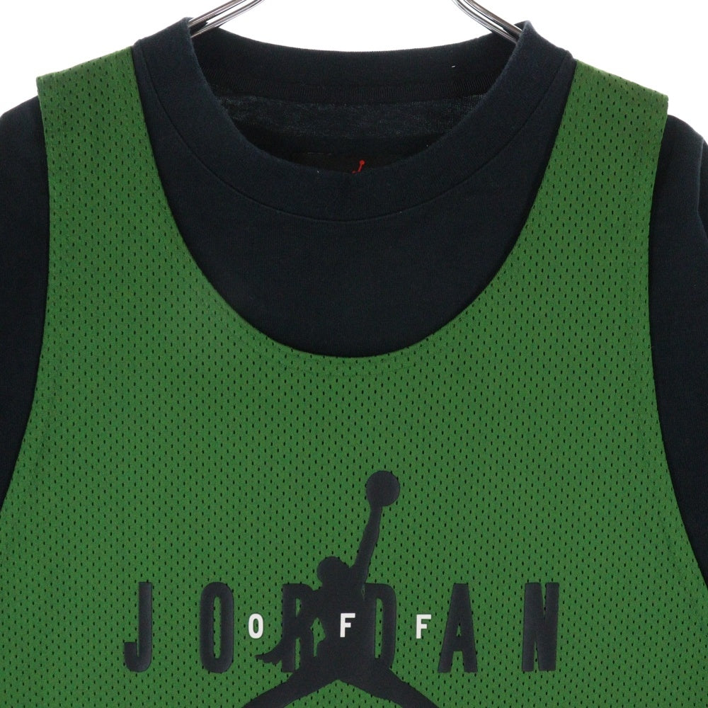 OFF-WHITE(オフホワイト) × Air Jordan Short Sleeve Top ジョーダン ショートスリーブ トップ 半袖 カットソーTシャツ ブラック CV3524-361