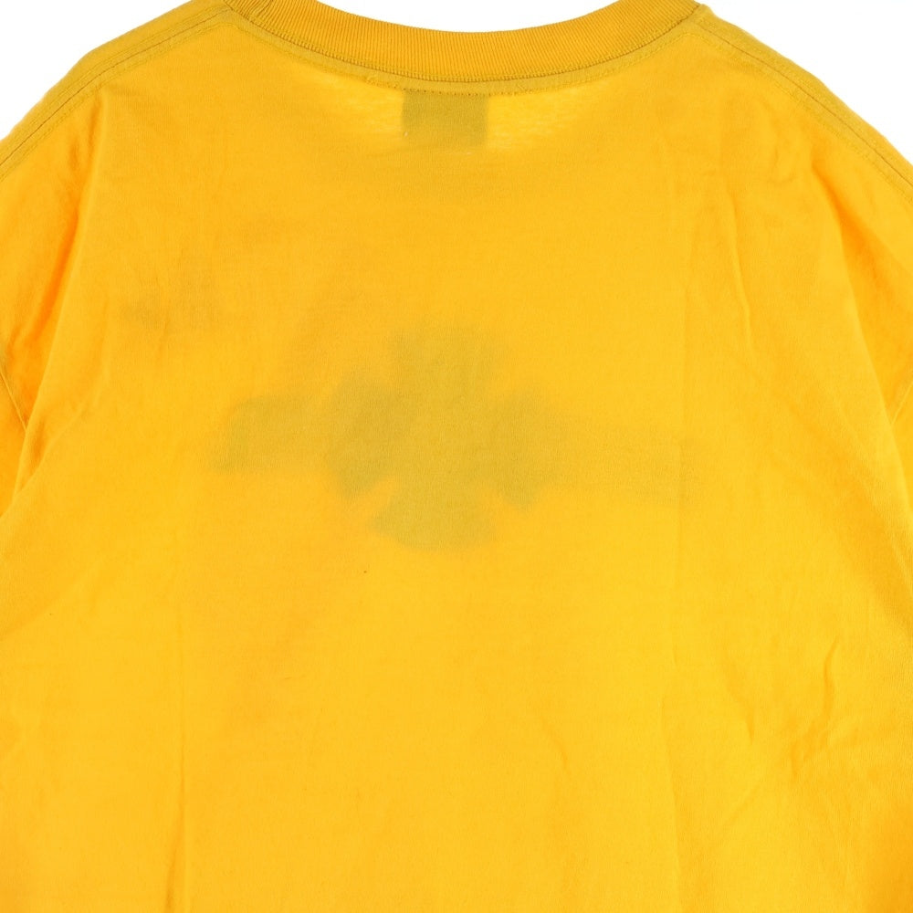 INDEPENDENT(インデペンデント) フロント ロゴプリント 半袖Tシャツ カットソー イエロー