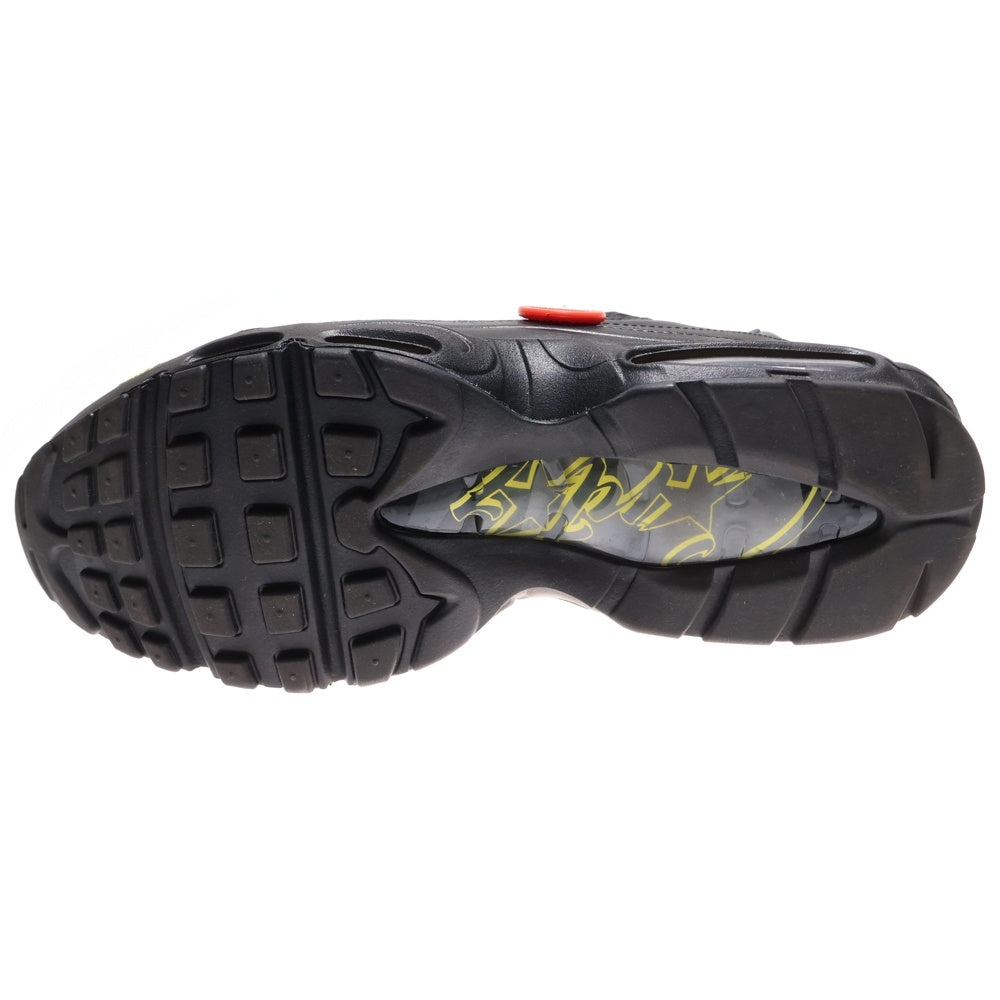 NIKE(ナイキ) ×CORTEIZ AIR MAX 95 Black and Tour Yellow コーテイズ エアマックス 95 ローカットスニーカー ブラック/イエロー US10.5/28.5cm FB2709-003