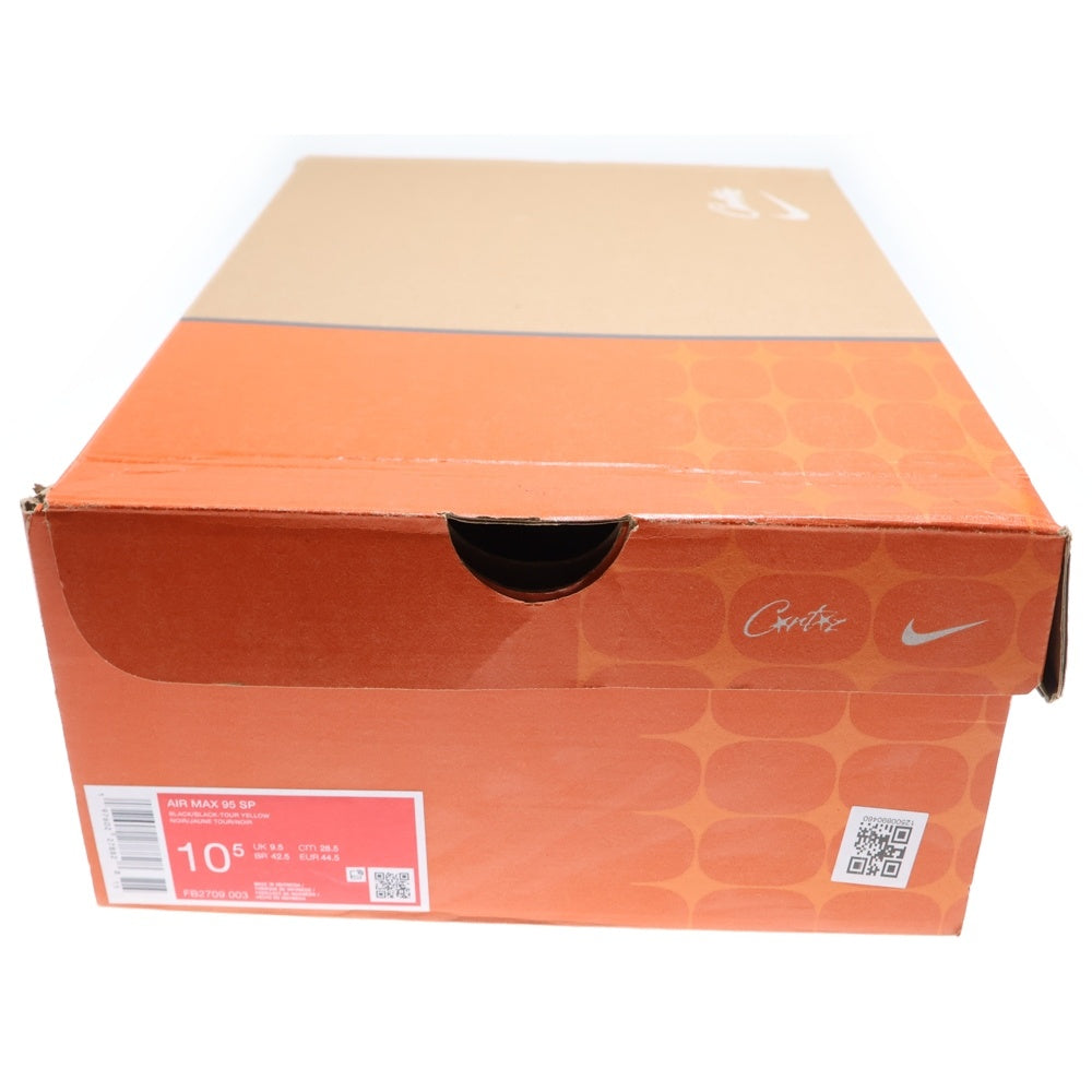 NIKE(ナイキ) ×CORTEIZ AIR MAX 95 Black and Tour Yellow コーテイズ エアマックス 95 ローカットスニーカー ブラック/イエロー US10.5/28.5cm FB2709-003