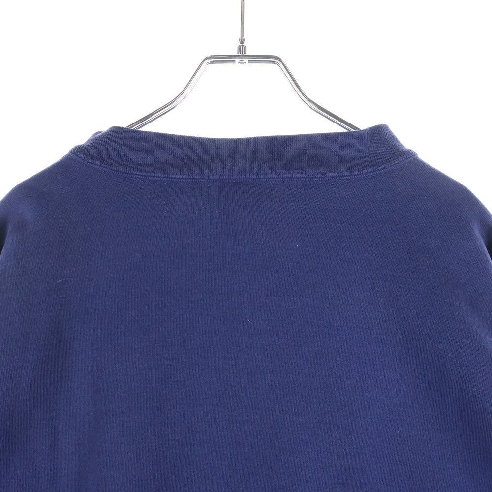 CARHARTT(カーハート) ロゴ刺繍 クルーネック コットン スウェットトレーナー ネイビー