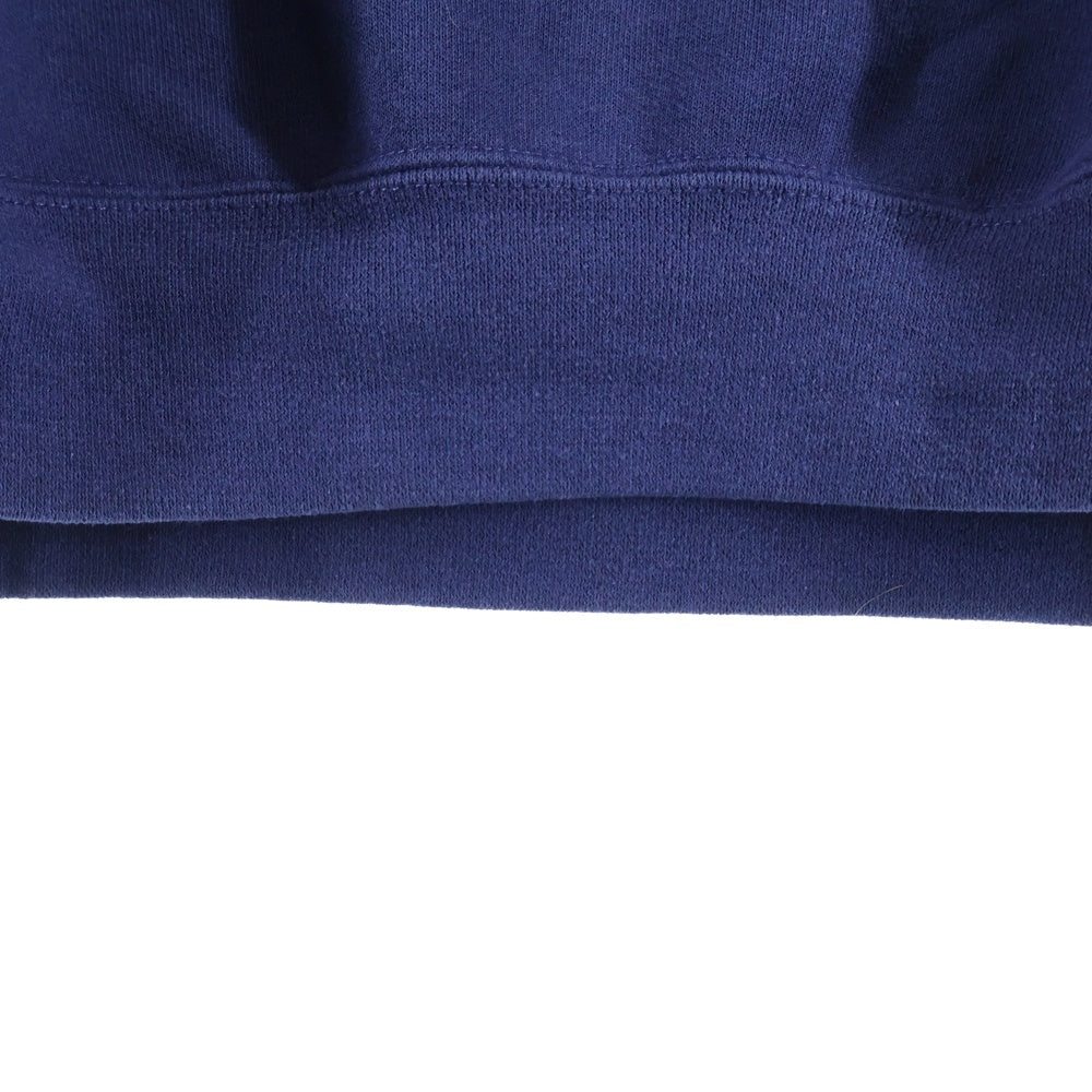 CARHARTT(カーハート) ロゴ刺繍 クルーネック コットン スウェットトレーナー ネイビー