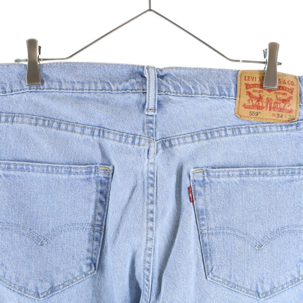 Levi's(リーバイス) 559 ボタン裏4996 ジップフライ ストレートデニムパンツ ライトブルー