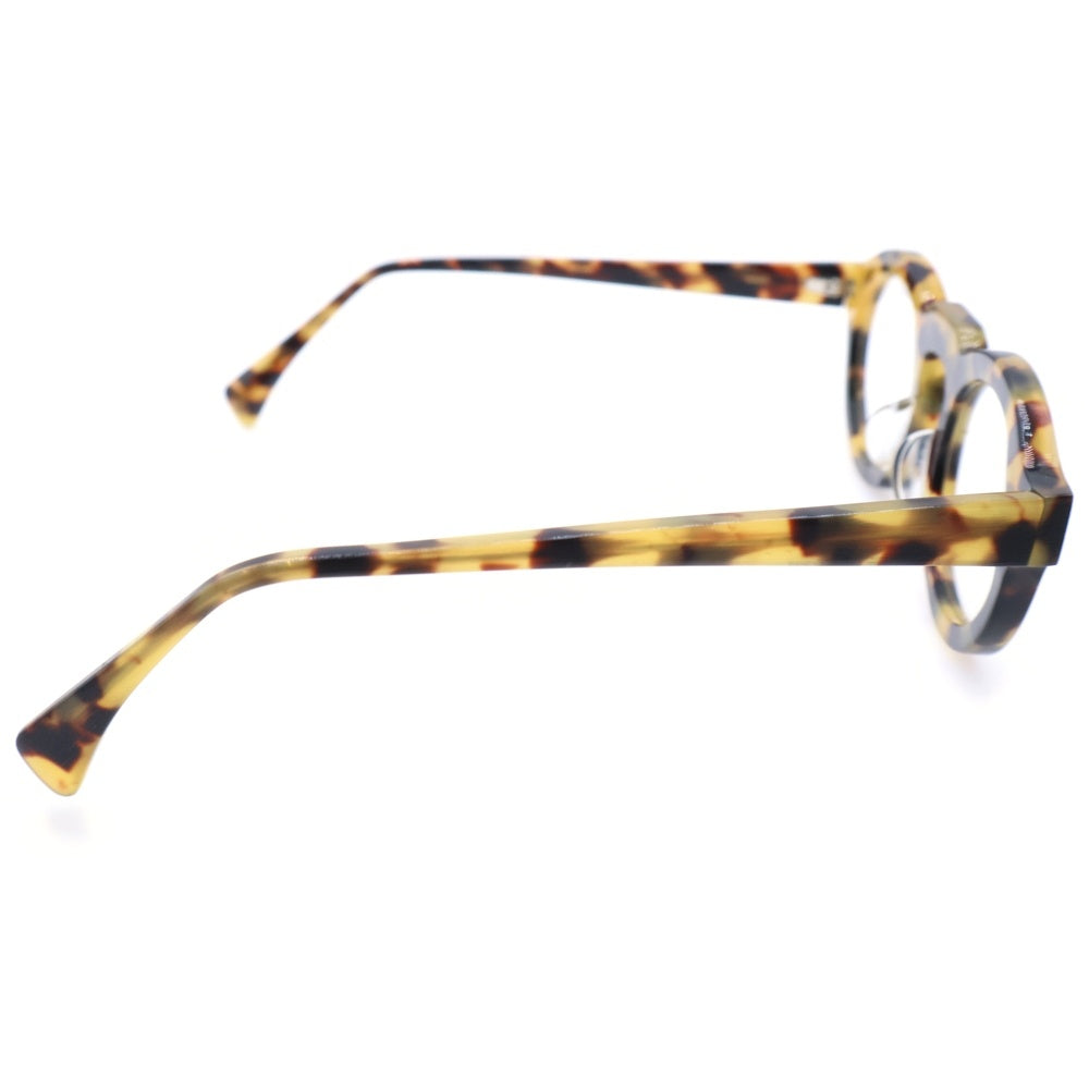 jacques durand(ジャック デュラン) PAQUES 506 ラウンド クリアレンズサングラス アイウェア メガネ ブラウン