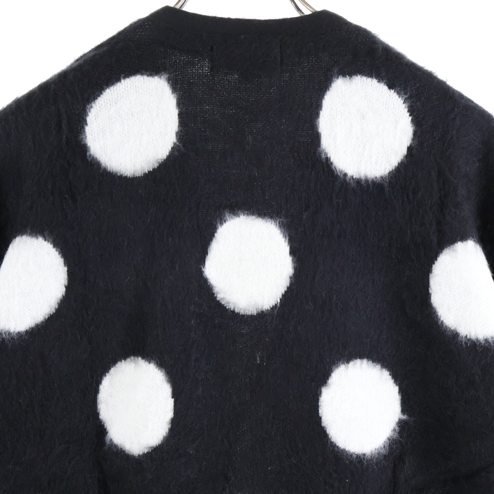 SUPREME(シュプリーム) 20SS Brushed Polka Dot Cardigan ブラッシュド ポルカドット カーディガン ブラック