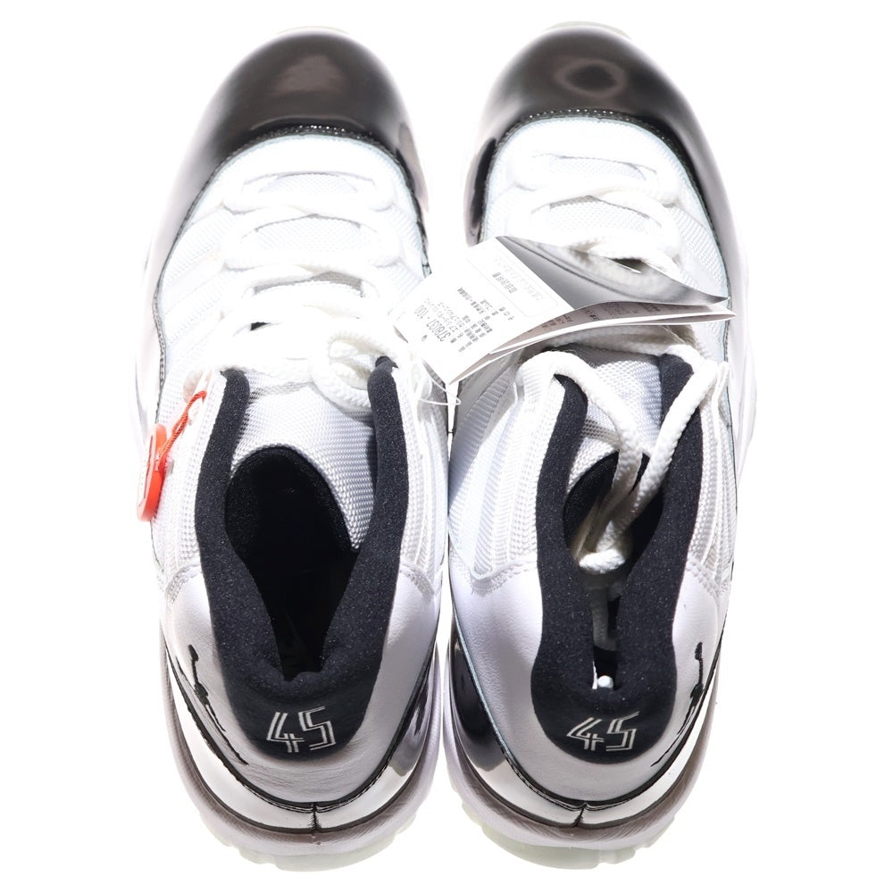 NIKE(ナイキ) AIR JORDAN 11 RETRO CONCORD エアジョーダン 11 レトロ コンコルド ハイカットスニーカー ブラック/ホワイト US9.5/27.5cm 378037-100