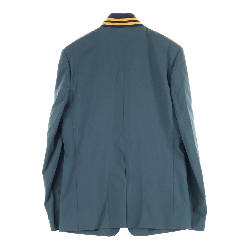 Dior HOMME(ディオールオム) 襟ストライプ ナイロンジャケット ブルゾン グリーン 533C229A3189