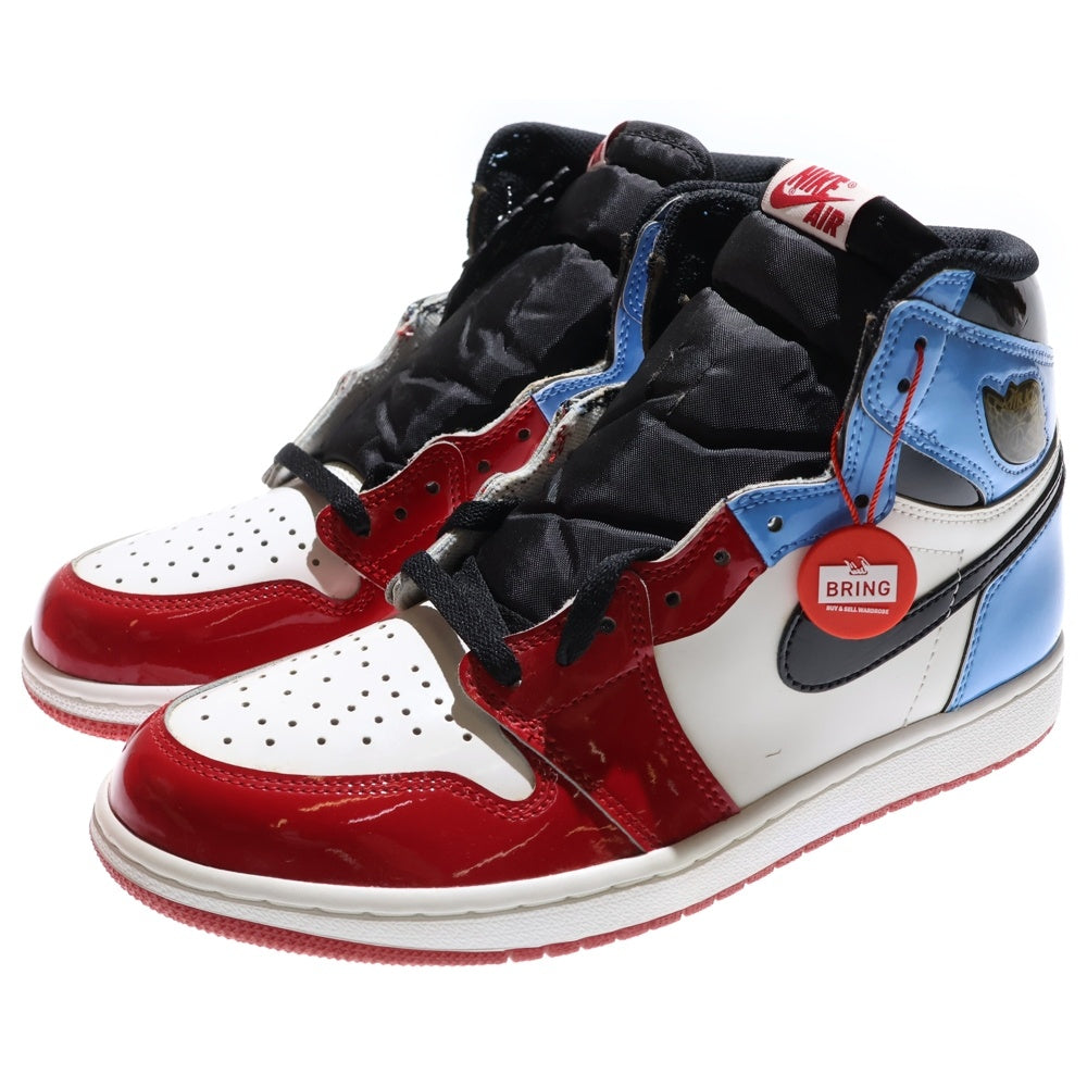 NIKE(ナイキ) AIR JORDAN1 HIGH OG FEARLESS エアジョーダン1 ハイ フィアレス ハイカットスニーカー レッド/ブルー US9.5/27.5cm CK5666-100