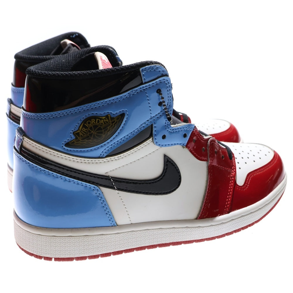 NIKE(ナイキ) AIR JORDAN1 HIGH OG FEARLESS エアジョーダン1 ハイ フィアレス ハイカットスニーカー レッド/ブルー US9.5/27.5cm CK5666-100