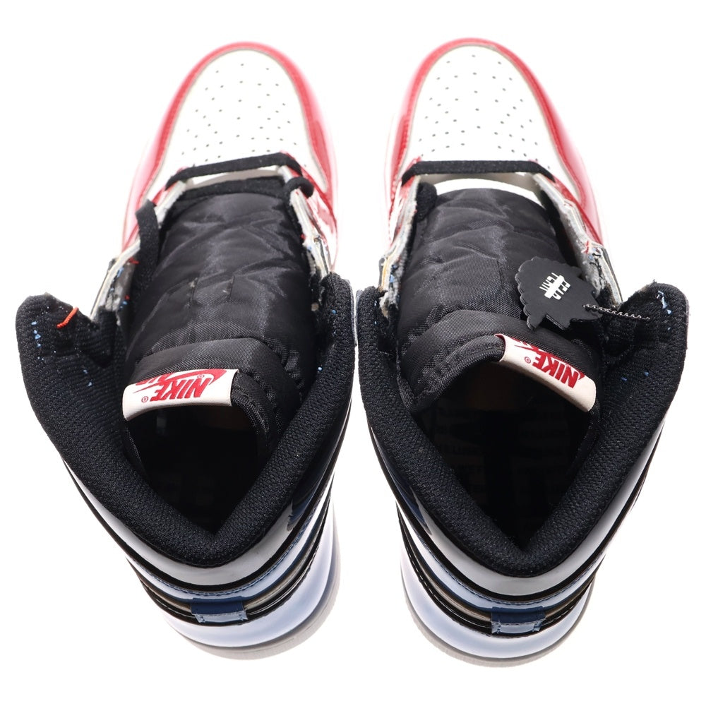 NIKE(ナイキ) AIR JORDAN1 HIGH OG FEARLESS エアジョーダン1 ハイ フィアレス ハイカットスニーカー レッド/ブルー US9.5/27.5cm CK5666-100